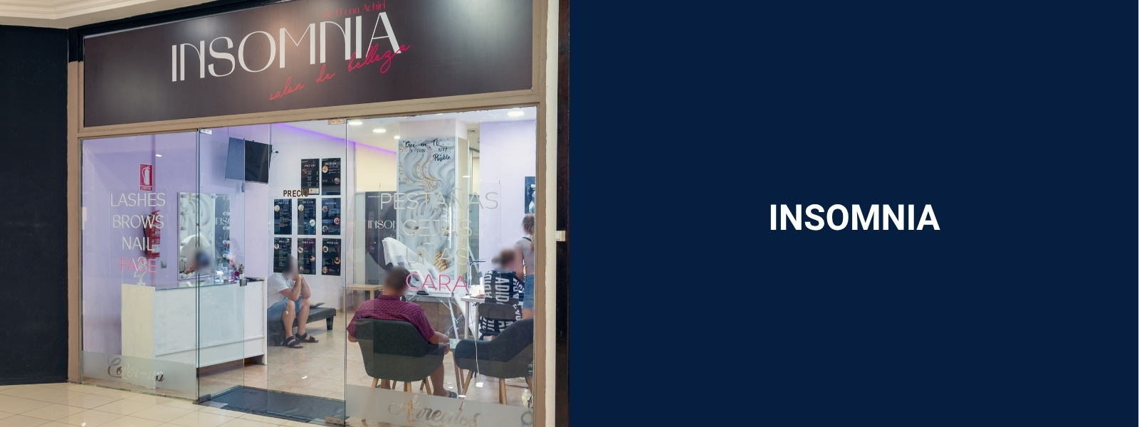 Entrada del salón Insomnia en Nuevo Centro Valencia